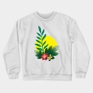 Flowers and the Sun Crewneck Sweatshirt